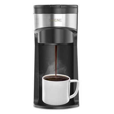 Sifene Mini Single Serve Drip Coffee Maker 2-In-1 Portable Machine For K-Pods
