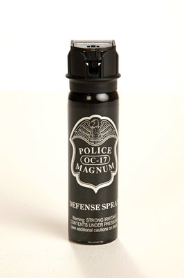 熊避け POLICE OC-17 MAGNUM DEFENSE SPRAY Police Magnum OC-17 Pepper Spray 4 oz canister - Powerful Personal