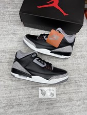 Size 8 - Air Jordan 3 Retro OG 2024 Black Cement/ Brand New