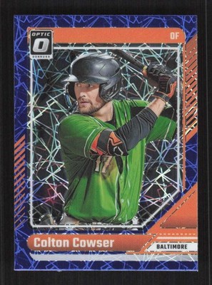 Colton Cowser 2024 Donruss Optic Blue Velocity Prizm #15