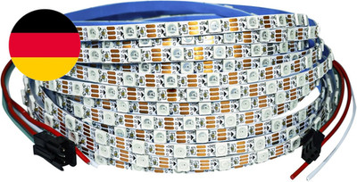 WS2812B LED Streifen Lichts 5V, 5Mm Breit Ultra Dünn RGB Pixel Strip 5M 5050 300