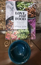 Homer Laughlin FiestaWare TEAL 7oz Bouillon Bowl Retired Custard Cup