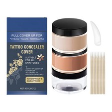 3-in-1 Tattoo Cover Up Make-up-Set   Wasserfe...