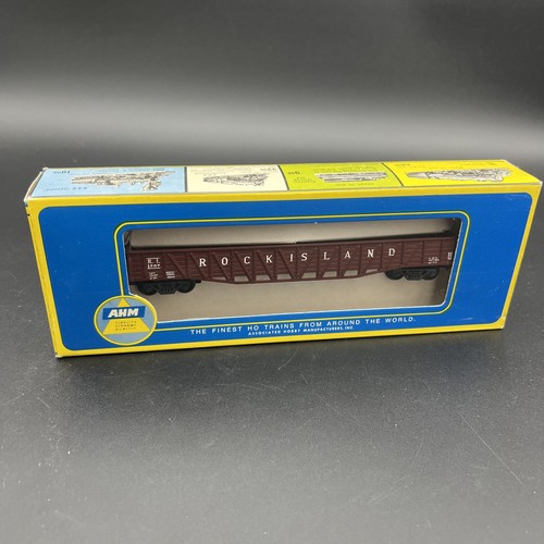 HO AHM 5299-F ROCK ISLAND 50' OUTSIDE BRACE GONDOLA CAR #1207 - NOS | Zustand: New