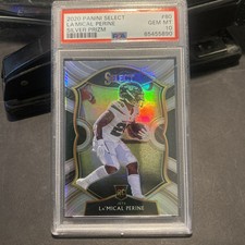 2020 PANINI SELECT LAMICAL PERINE ROOKIE SILVER PRIZM JETS PSA 10