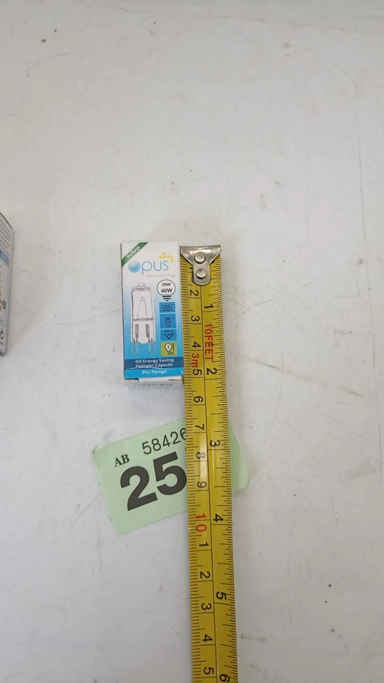 5 x Opus G9 28w = 40w 240v Clear Long Life Eco Halogen Dimmable Light Bulbs - Image 4 of 4