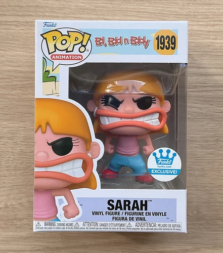 Funko Pop Ed, Edd N Eddy Sarah #1939 + Free Protector