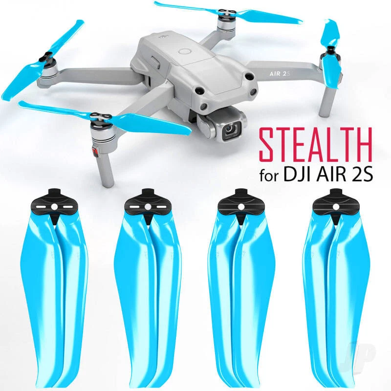 Master Airscrew STEALTH Propeller Props Set - Blue - DJI Air 2S RC Drone - Image 2 of 4