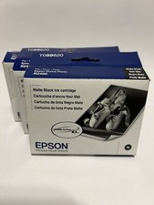 Expired Epson 59 Matte Black Ink Cartridges - Lot of 3