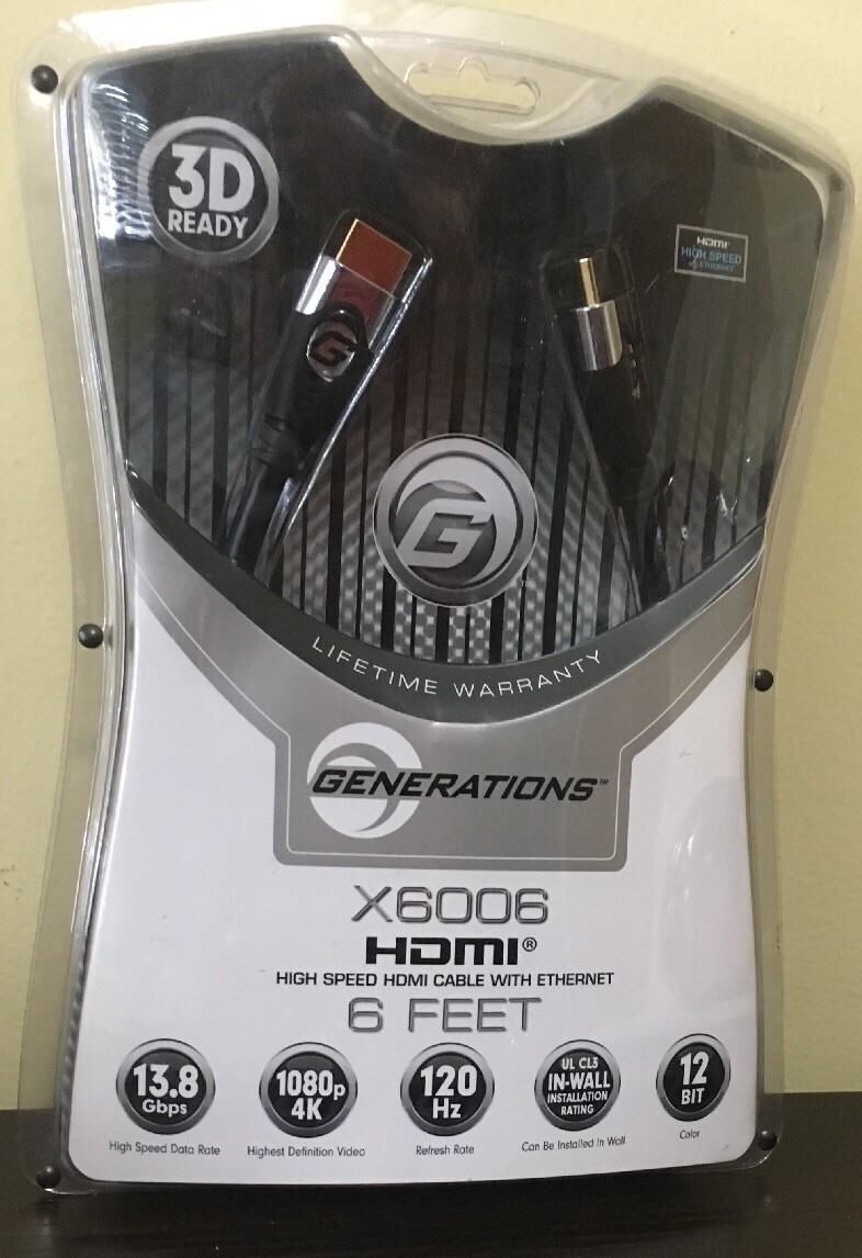 High Speed HDMI Cable with Ethernet 4K 120Hz 13.8 Gbps-image