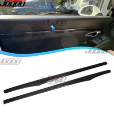 Dry Carbon For Porsche 911 991 Carrera 4S GTS GT3 2012-18 Inner Door Panel Strip