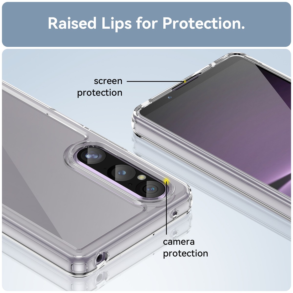 Custodia morbida in TPU per Sony Xperia 1 VI 10Vi 5 V Cover posteriore