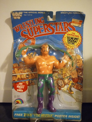MOC WWF LJN Jake The Snake Roberts 1987 Series 4 ...