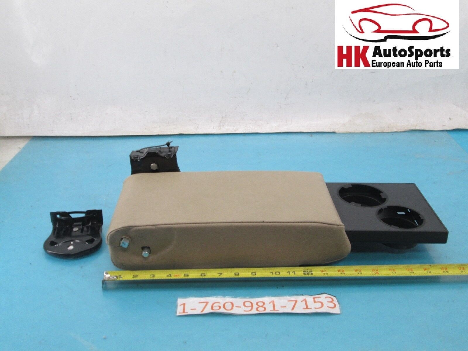 REAR BACK SEAT CUP HOLDER ARMREST BEIGE OEM MERCEDES BENZ C230 C280 98