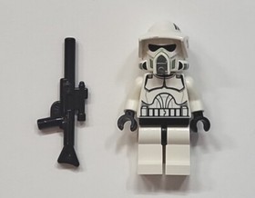 LEGO STAR WARS CLONE ARF TROOPER RAZOR MINIFIGURE sw0297 USED 7913 w/BLASTER