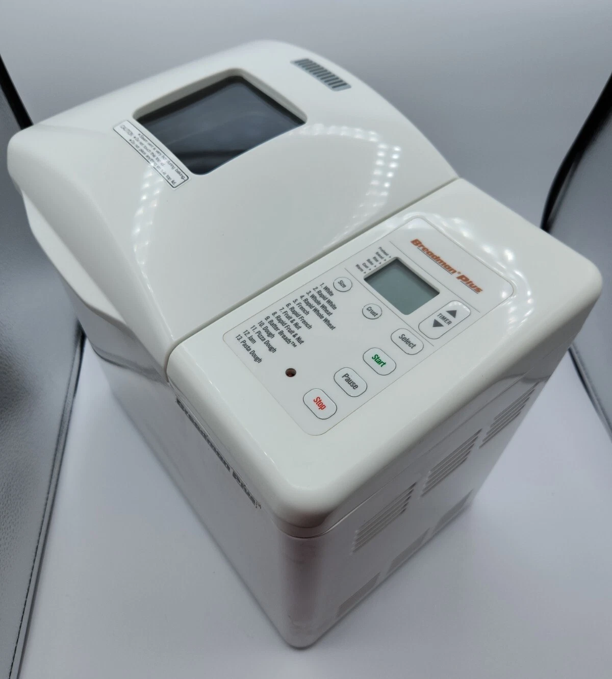 Breadman Plus TR700C Programmable Automatic Bread Maker, EUC And Tested, 2 Lbs
