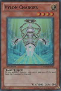 Vylon Charger - HA05-EN017 - Super Rare - 1st Edition x3 - Near Mint