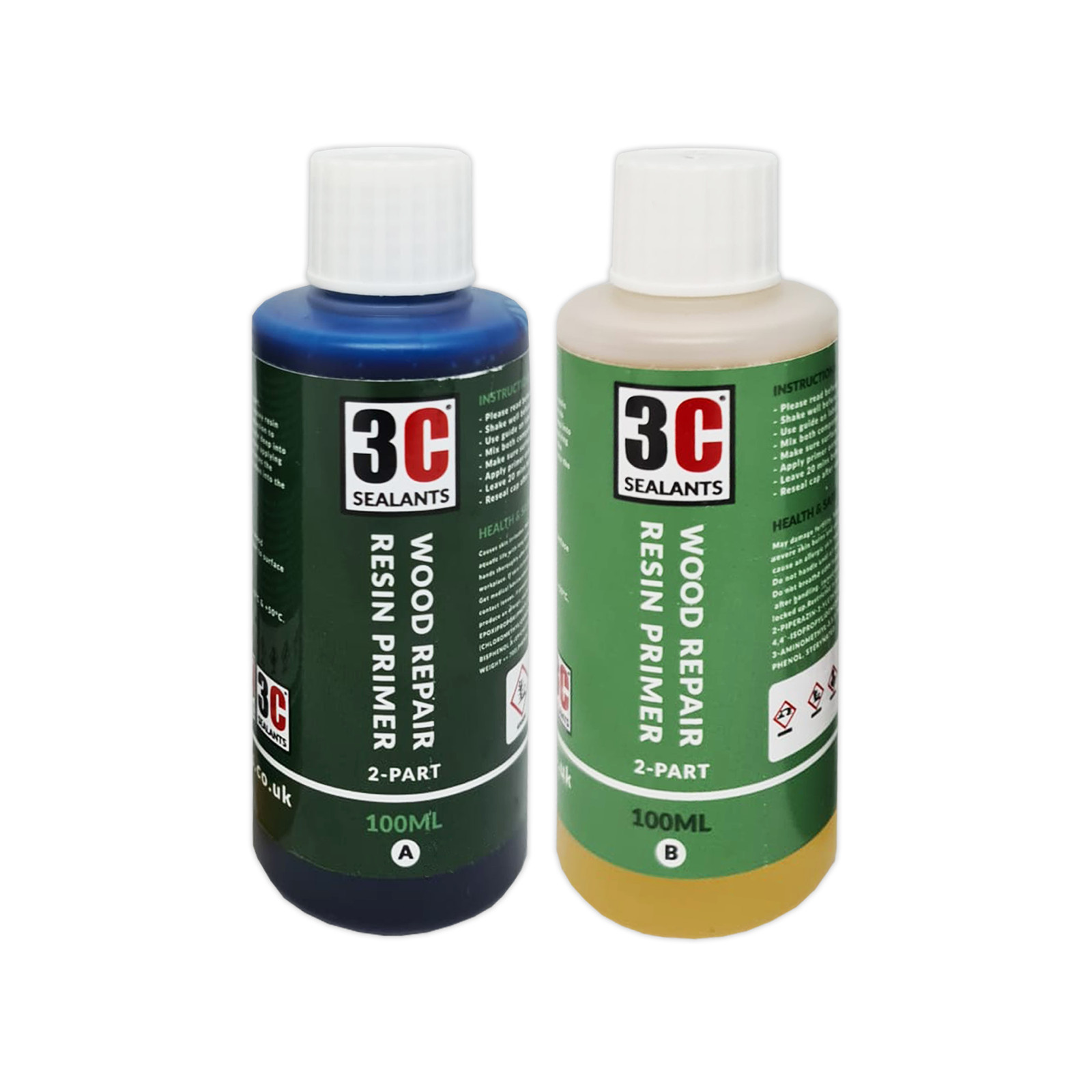 3C Sealants Wood Repair Resin Primer 200ml