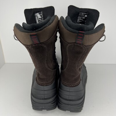 Totes Brown/Black Lined Mens Size 8 Weatherproof Waterproof  display picture 3