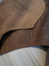 5-6oz 12x12 - 12x24 Inch BROWN CRAZY HORSE WAXY LEATHER SHEET 2.0mm-2.4MM