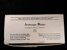 Creative Memories ARABESQUE Cutting Blades for Scrapbooking and Crafts-Set of 2