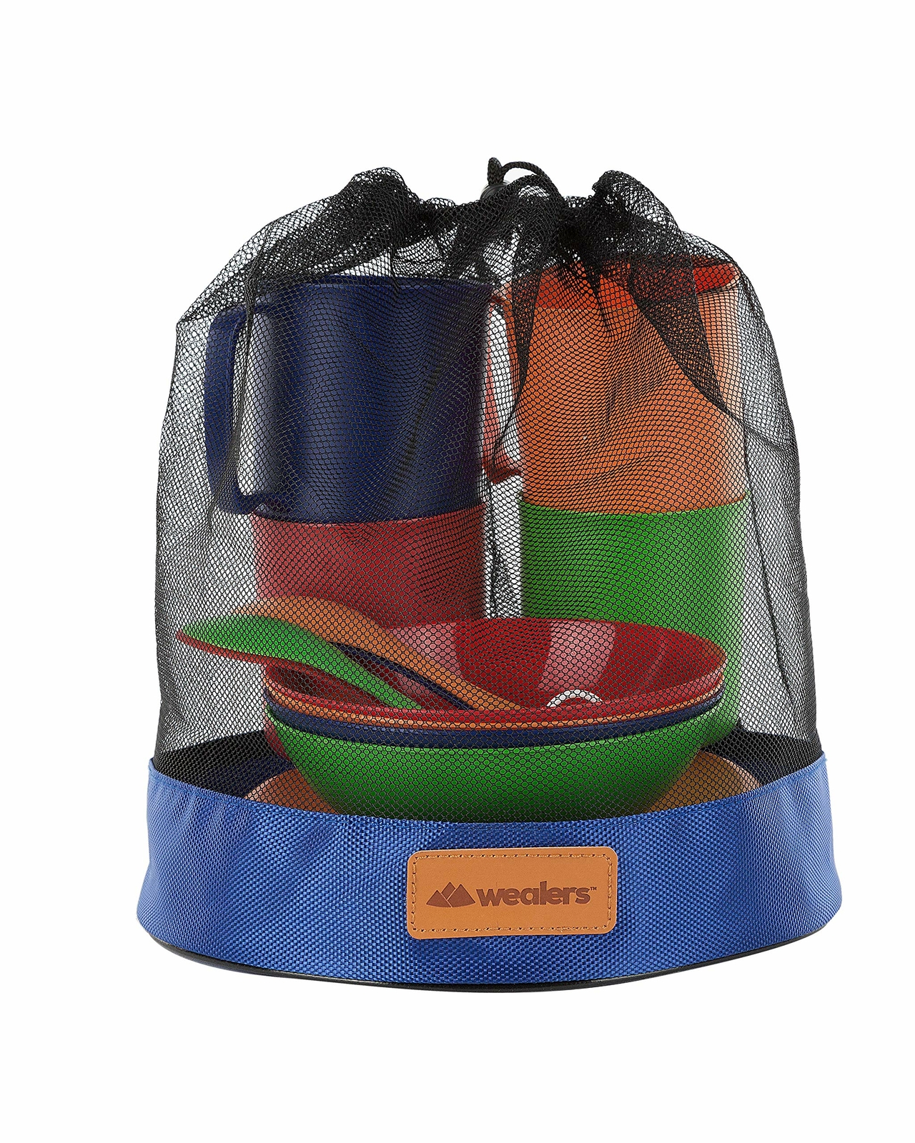 Wealers Camping Mess Kit, 16Piece Dinnerware Set with Sporks, Plates