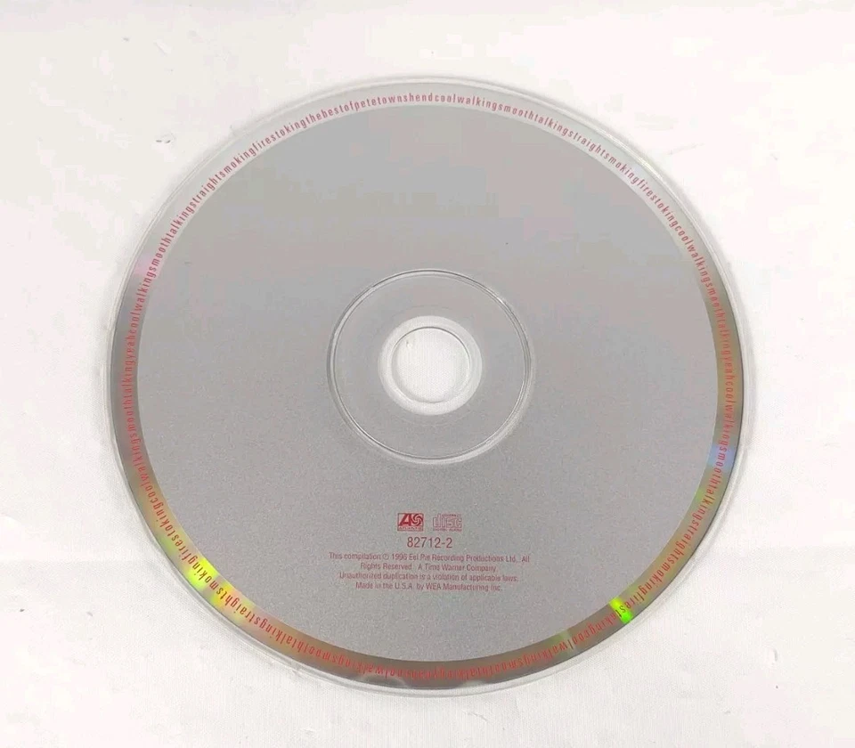 The Best Of Pete Townshend CD 1996 Atlantic Records Eel Pie Recording Production Foto 3 de 4