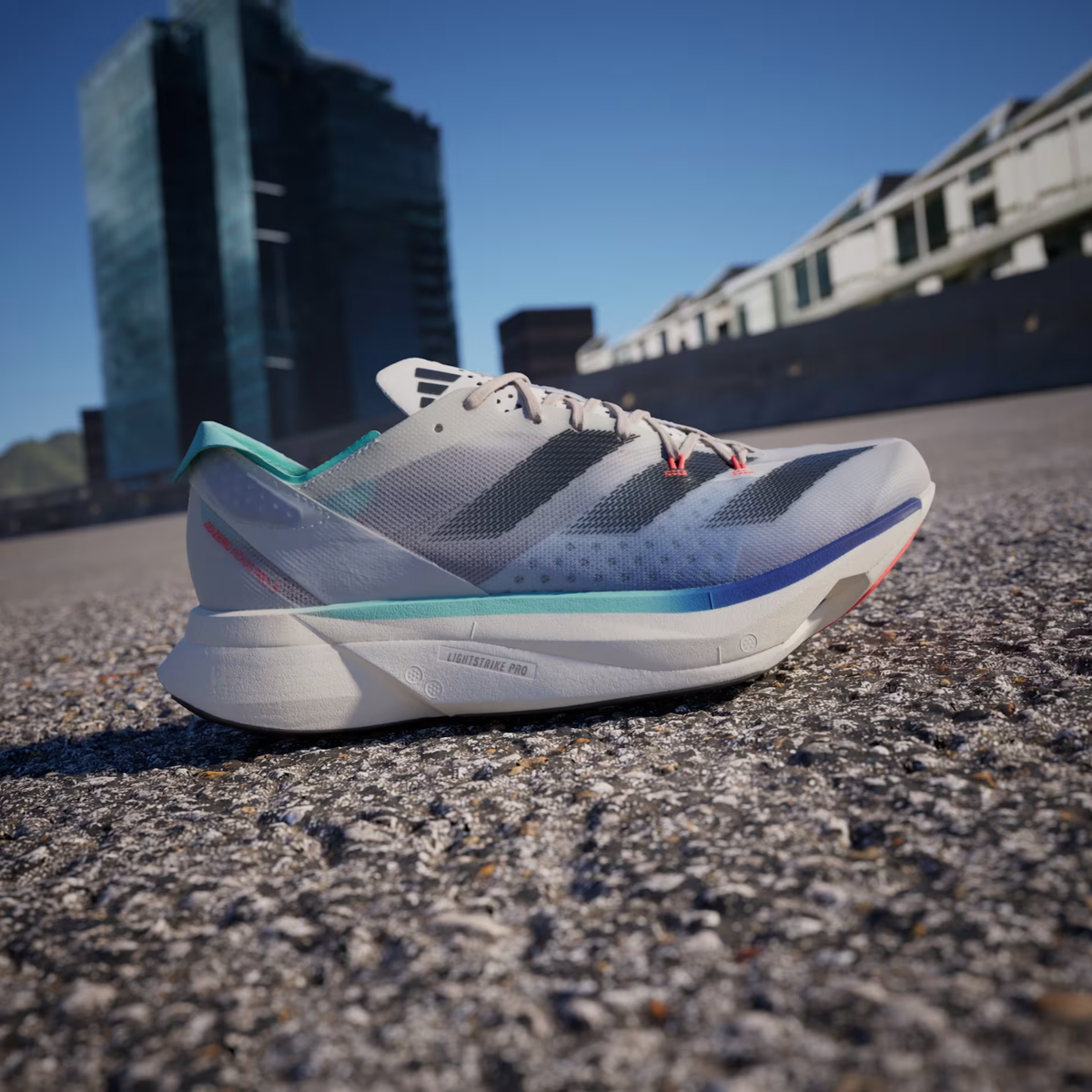 adidas Adizero Adios Pro 3 Off White-Aqua New Running Shoes