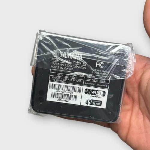 Yamaha YWA-10: Wireless Network Audio Streaming Adapter - Black Lot Of 6 New - Picture 9 of 14