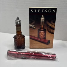 Vintage Stetson,The Heritage Decanter, Cologne With Flashlight, 1.5 Fl Oz New