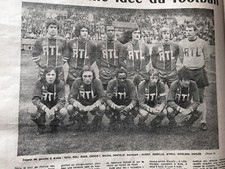 FOOTBALL  RC LENS - PARIS PSG STADE BOLLAERT 15/03/1975 RARE PROGRAMME COLLECTOR