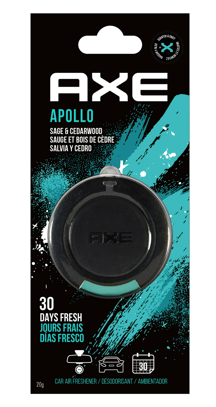 Axe Apollo Hanging 3D Disc Car Air Fresheners eBay