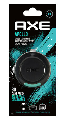 Axe Apollo Hanging 3D Disc Car Air Fresheners
