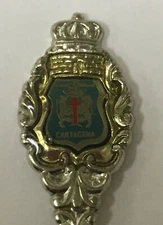 Vintage Souvenir Spoon US Collectible Cartagena Colombia 4.25”