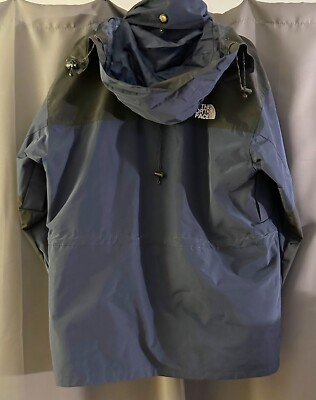 Vintage The North Face Navy Blue Full-Zip Insulated Gore-Tex Vintage The North Face Navy Blue Full-Zip Insulated Gore-Tex