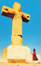 Postcard Christo Rey Christ of the Rockies El Paso Texas