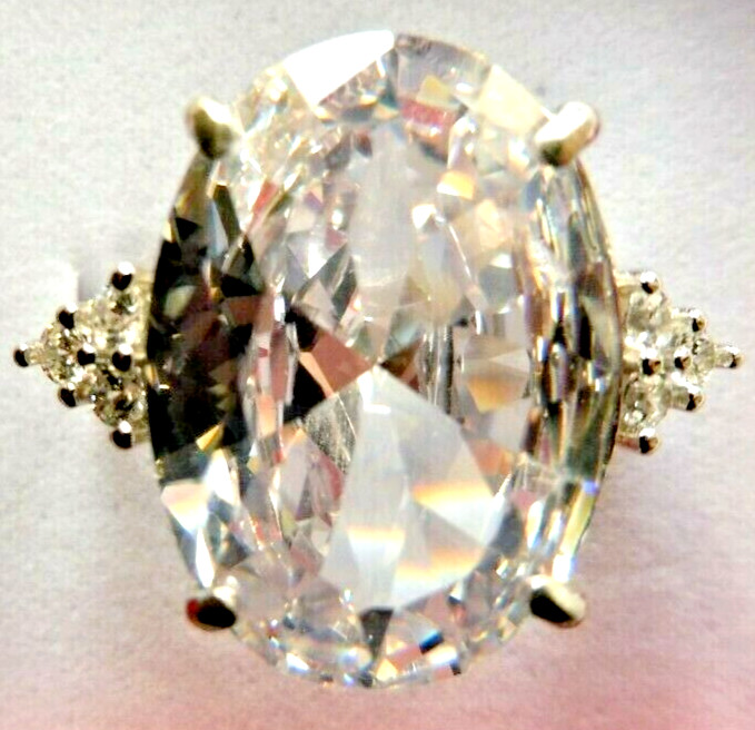 Bague Cristal de Roche Réglable 52-59 - Bague Argent S'adaptant à Votre Doigt