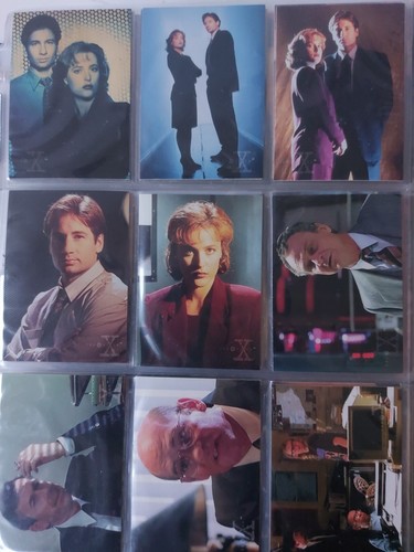 X-Files Complete S1 with Etched Foil I1-6 + Chromium X1-4 Chase Sets Rare Topps - Picture 2 of 13