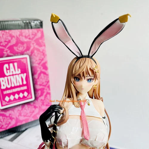 25CM Anime Sexy Pink Gal Mädchen Statue PVC Action Figur Spielzeug Geschenk box - Bild 2 von 5