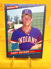 1986 Donruss Cory Snyder Rated Rookie Indians 29