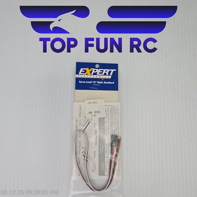 Expert Electronics EXRA220 12'' Male Standard/Universal Servo Lead (24G)