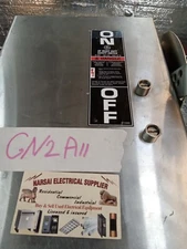 G E THN3361SS  DISCONNECT ,3P 3W ,30A, 600VA/250VD, NONFUSED, NEMA 1,4,12(GN2A11