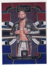 2024 Panini Select WWE #64 Karl Anderson Red and Blue