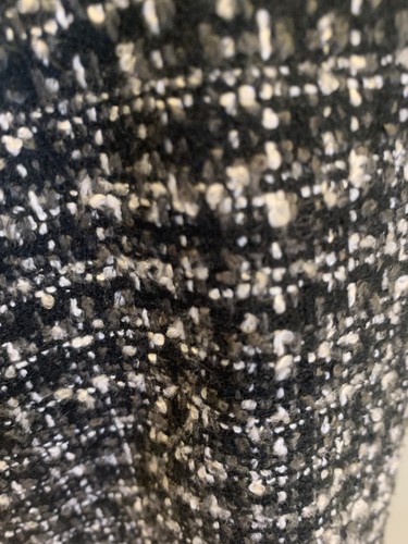 WDNY Coat Women's Size 10 Black White Tweed Lined - Picture 9 of 16