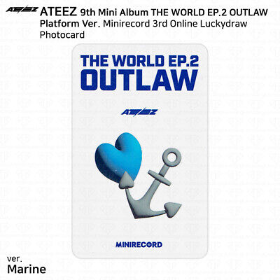 ATEEZ THE WORLD EP.2 OUTLAW Minirecord 3rd Online Lucky 