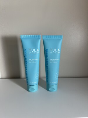 Tula Skincare The cult classic purifying face cleanser 1 fl.oz, 30 ml, lot of 2