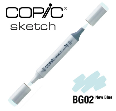 Marqueur à l'alcool Copic Sketch BG02 New Blue - Copic