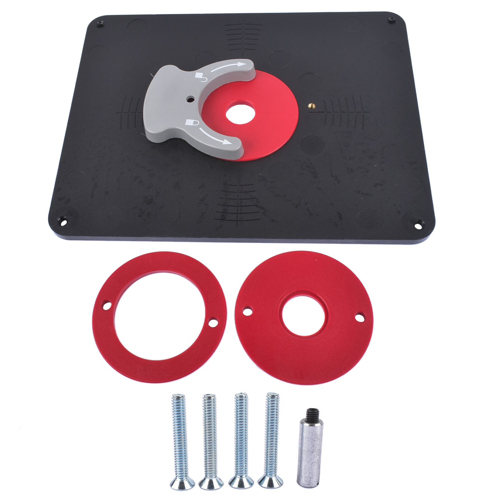 PRS4038 Precision Router Table Insert Plate w/ Level-Loc Rings -non ...