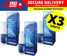 Tefin Terbinafine HCI Spray 10mg/g 15ml Fungal Treatment X 2