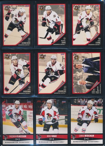 2006-07 to 2015-16 Choice Binghamton Senators AHL Team Set Single Cards - U PICK - Picture 133 of 194